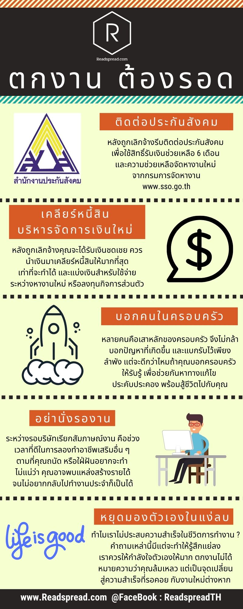 ตกงานต้องรอด